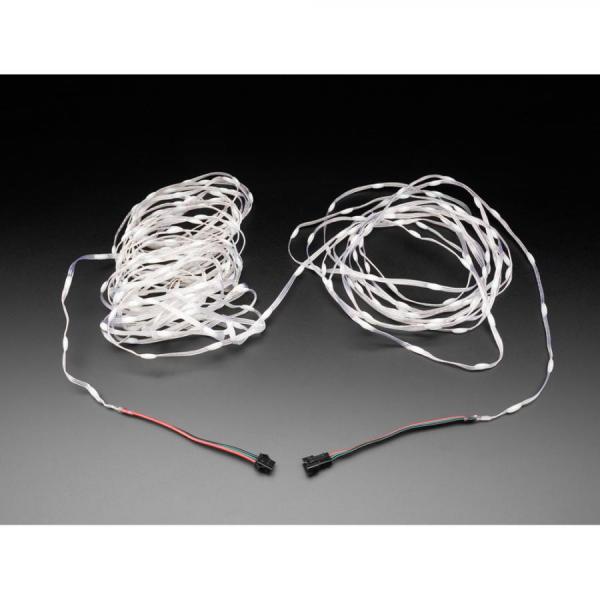 디바이스마트,LED/LCD > LED 인테리어조명 > 장식용 LED,Adafruit,Adafruit NeoPixel Pebble / Seed LED Strand - 300 LEDs - 2inch Pitch - 15 meters long [ada-6023],플라스틱 와이어 / 총 300개의 LED / 와이어에는 PVC 코팅이 되어있고 LED에는 에폭시 도트가 있습니다 / 전원 공급 : 5V DC / 커넥터 : 3핀 JST-SM / 길이 : 15m