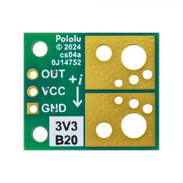 디바이스마트,MCU보드/전자키트 > 센서모듈 > 전압/전류센서,Pololu,ACS72981ELRATR-200B3 Current Sensor Compact Carrier -200A to +200A, 3.3V #5261,낮은 저항(~0.2 mΩ) / 200B3 / 범위 : ±200 A (양방향) / 공급 전압 : 3.0V ~ 3.6V / 감도 @ 3.3V : 6.6mV/A / 제로포인트 @ 3.3V : 1.65V / 크기 : 0.7 x 0.8