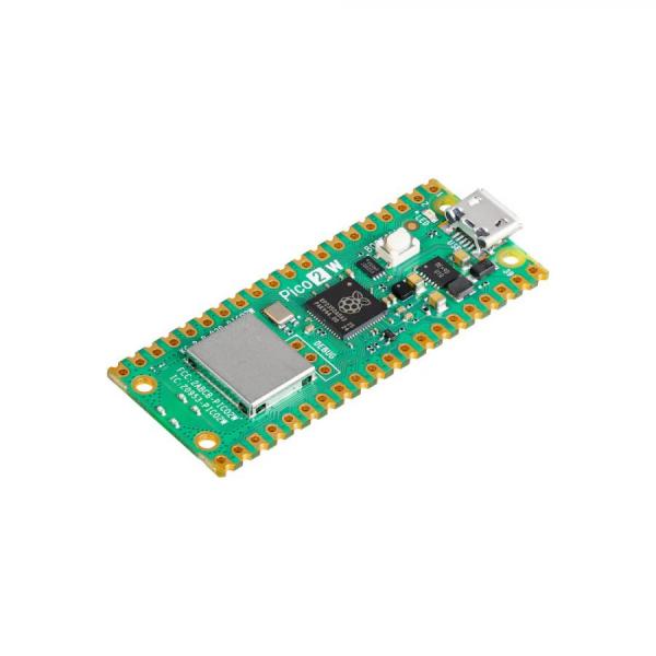 디바이스마트,오픈소스/코딩교육 > 라즈베리파이 > 라즈베리파이 보드,라즈베리파이,라즈베리파이 피코 2 W (Raspberry Pi Pico 2 W),고성능 저전력 RP2350 칩셋(듀얼 ARM Cortex-M33 및 듀얼 Hazard3 RISC-V (150MHz) 프로세서) 기반 / 온 칩 520KB SRAM / ARM TrustZone, OTP 등 보안 강화에 초점 / 기존 라즈베리파이 피코 완벽 호환(HW 및 SW) / C, C++ SDK, MicroPython 호환 / 작동 온도 : -20 ~ 85°C / 입력 전압 : 1.8 ~ 5.5V DC / 크기 : 51 x 21mm /  SC1633
