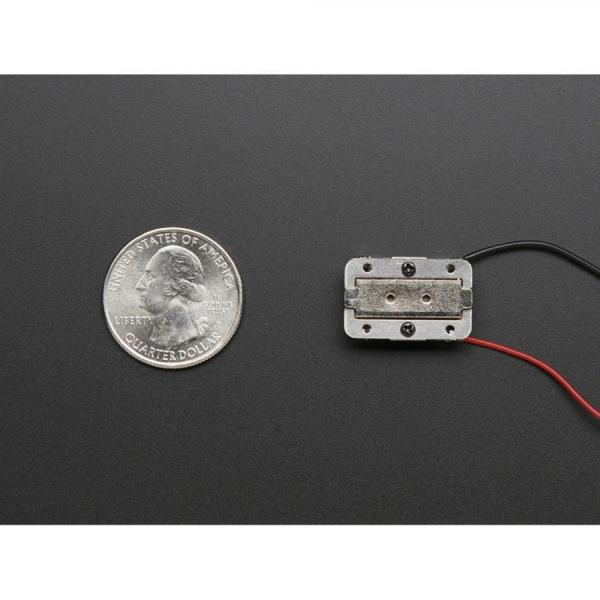 디바이스마트,MCU보드/전자키트 > 음악/앰프/녹음 > 스피커/부저,Adafruit,Bone Conductor Transducer with Wires - 8 Ohm 1 Watt [ada-1674],전류가 코일을 통해 펄스되면 자기장이 금속 조각을 팽창 및 수축시킵니다 / 임피던스 : 8옴 / 전력 처리 : 1W RMS / 주파수 : 1,600Hz