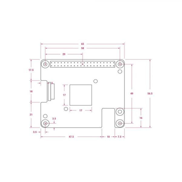 디바이스마트,오픈소스/코딩교육 > 라즈베리파이 > 라즈베리파이 확장보드/HAT,라즈베리파이,라즈베리파이 AI HAT+ 13TOPS (Raspberry Pi AI HAT+ Hailo-8L),기존 AI KIT의 리뉴얼 버전 / Hailo-8L (13TOPS) 인공지능 가속기 기반의 라즈베리파이5 확장 보드 / 라즈베리파이5 와 PCIe Gen 3로 통신 / Pi OS 내장 rpicam-apps 호환 / 작동온도 : 0 ~ 50℃ (ambient) / 16mm 헤더, 스페이서 및 나사 제공 - Active Cooler 동시 장착 가능 / SC1785