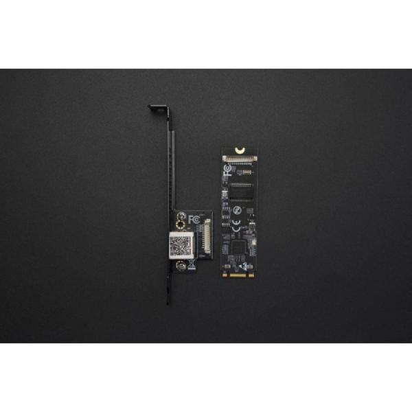 디바이스마트,오픈소스/코딩교육 > 라떼판다/비글본/기타,DFROBOT,LattePanda용 M.2(B+M Key) 5G 이더넷 네트워크 카드 [FIT1007],M.2 B+M 키 슬롯을 고속 5G 이더넷 RJ45 포트로 변환하여 네트워크 연결 업그레이드 / RTL8126 칩셋으로 구동 / 최대 5Gbps 데이터 전송 속도 / 작동 온도: 0°C ~ 70°C / 전력 소모량: 1.7W