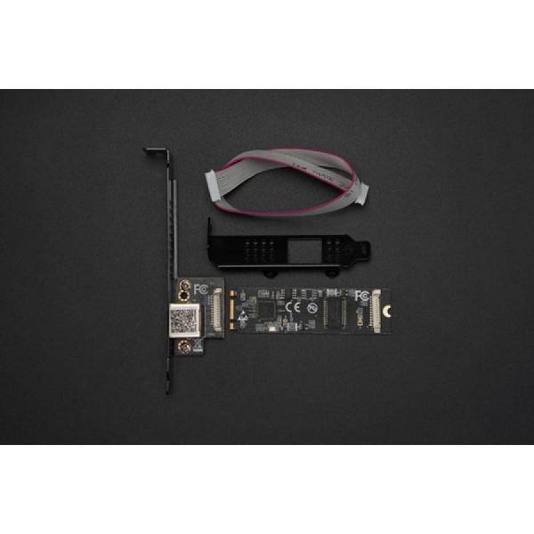 디바이스마트,오픈소스/코딩교육 > 라떼판다/비글본/기타,DFROBOT,LattePanda용 M.2(B+M Key) 5G 이더넷 네트워크 카드 [FIT1007],M.2 B+M 키 슬롯을 고속 5G 이더넷 RJ45 포트로 변환하여 네트워크 연결 업그레이드 / RTL8126 칩셋으로 구동 / 최대 5Gbps 데이터 전송 속도 / 작동 온도: 0°C ~ 70°C / 전력 소모량: 1.7W