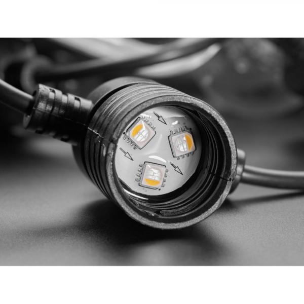 디바이스마트,LED/LCD > LED 인테리어조명 > 장식용 LED,Adafruit,Cafe / Patio Light Bulb Strand with TM1814 RGBW LED - 20 Bulbs [ada-6059],네오픽셀 RGB LED 전구 20개 / 제어 시 12V 전원 공급 장치, TM1814 컨트롤러가 필요합니다 / 최대 60mA 전력 소모 / 4인치 간격으로 분리 / 양쪽 끝에 방수 3핀 DC 커넥터 장착