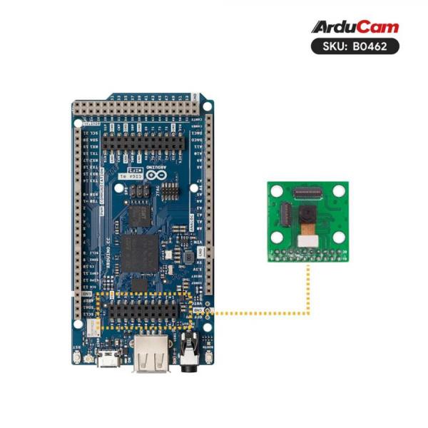 디바이스마트,MCU보드/전자키트 > 카메라/비디오 > 일반카메라,ArduCAM,2MP GC2145 Color DVP Camera Module for Arduino GIGA R1 WIFI Board [B0462],GC2415 컬러 롤링 셔터 이미지 센서 / GC2145는 1616V x 1232H 액티브 픽셀 어레이, 온칩 10비트 ADC 및 이미지 신호 프로세서를 통합합니다. / 고정 초점 / 초점 거리 : 2.2mm / FOV : 80° / Arduino GIGA R1 WIFI 호환