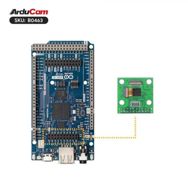 디바이스마트,MCU보드/전자키트 > 카메라/비디오 > 일반카메라,ArduCAM,OV7675 VGA Color 20-pin DVP Camera Module for Arduino GIGA R1 WIFI Board [B0463],OV7675 이미지 센서 / RAW/RGB/YUV 출력 형식 지원 / 유효 픽셀 : 640(높이) × 480(세로) / 초점 거리 : 2.7m ~ / FOV : 63° / Arduino GIGA R1 WIFI 호환