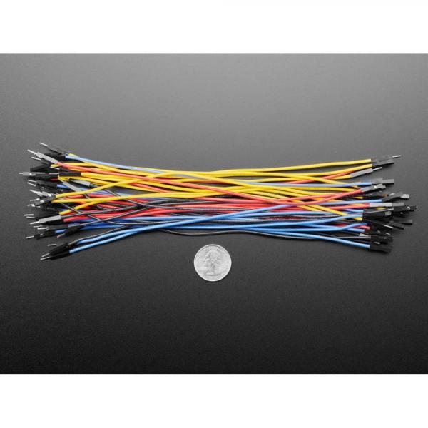 디바이스마트,케이블/전선 > 점퍼/하네스/악어/바나나 > 점퍼 와이어/케이블,Adafruit,Premium Silicone Covered Extension Jumper Wires - 200mm x 40 [ada-4635],암/수 연장 점퍼 와이어 / 길이 : 200mm (7.8인치) / 40개 팩으로 제공 / 내구성과 내열성이 뛰어납니다