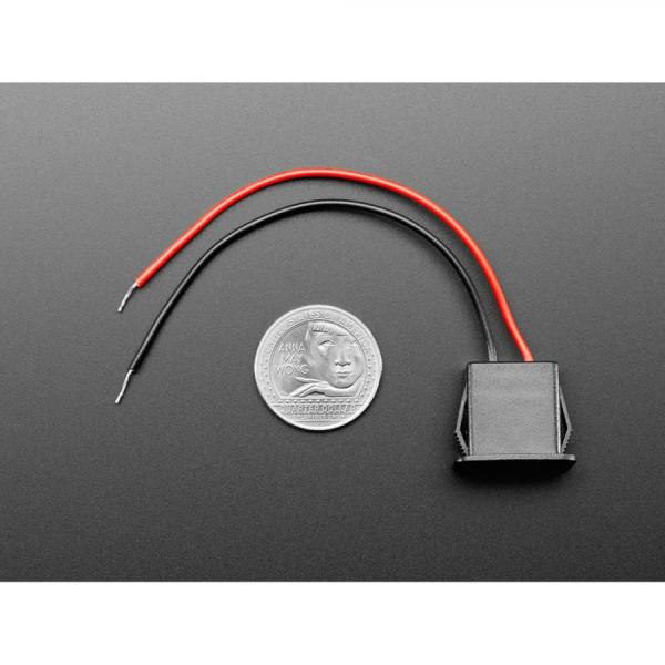 디바이스마트,케이블/전선 > USB 케이블 > 패널마운트(MF) 케이블,Adafruit,Snap-In Panel Mount Cable - USB-A Socket to 2 Wires [ada-6072],USB Type A 커넥터 / 스냅인 패널 마운트 케이블 / 와이어 길이 : 4인치 (약 10cm)