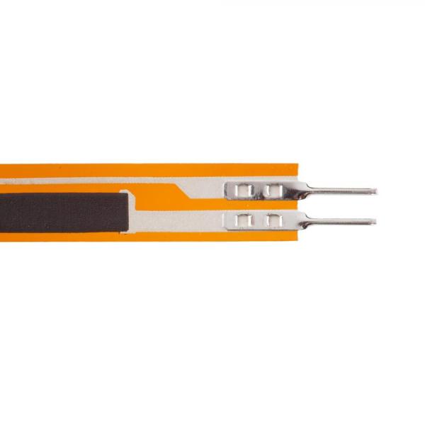 디바이스마트,센서 > 압력/힘(Force)센서 > 휨(Flex)센서,SparkFun,SpectraFlex™ Flex Sensor - 95mm (Male Pins) [SEN-27314],뛰어난 내구성 / 평탄 저항(옴): 18,000 ±20% / 작동 온도: -35°C ~ +80°C