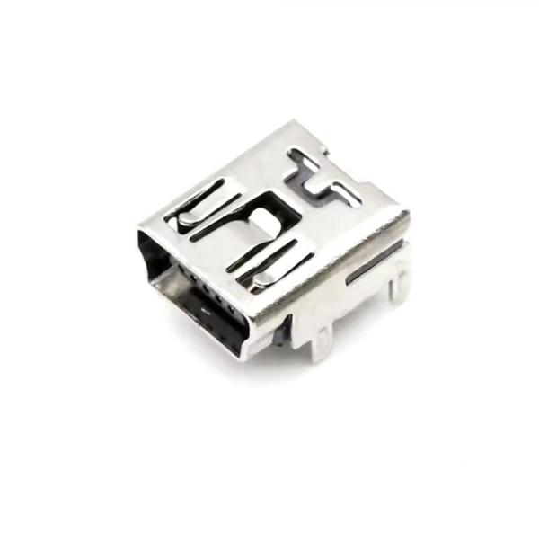 디바이스마트,커넥터/PCB > I/O 커넥터 > USB/IEEE 커넥터 > Mini USB B타입 커넥터,SMG,Mini USB B TYPE 5PIN 커넥터 vertical 수직 [UBMN-B02],mini USB B Type Socket / FEMALE / PCB 기판용 SMD 타입 / 5pin / 수직