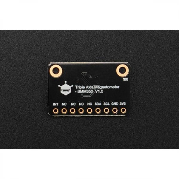 디바이스마트,MCU보드/전자키트 > 센서모듈 > 가속도/자이로/지자기센서,DFROBOT,Fermion: AR/VR용 3축 지자기 센서 BMM350 [SEN0622],나침반 역할 / 최대 400Hz의 높은 샘플 속도 지원 / 작동 전압 : 3.3~5V DC / 작동 전류: 200μA / 작동 온도: -40~+85℃ / 측정 범위 : ±2000μT