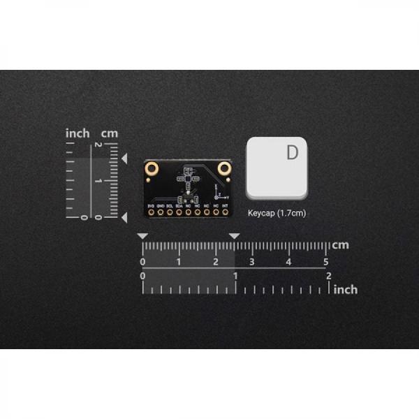 디바이스마트,MCU보드/전자키트 > 센서모듈 > 가속도/자이로/지자기센서,DFROBOT,Fermion: AR/VR용 3축 지자기 센서 BMM350 [SEN0622],나침반 역할 / 최대 400Hz의 높은 샘플 속도 지원 / 작동 전압 : 3.3~5V DC / 작동 전류: 200μA / 작동 온도: -40~+85℃ / 측정 범위 : ±2000μT