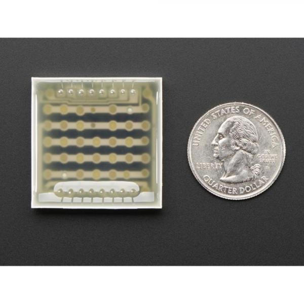 디바이스마트,MCU보드/전자키트 > 디스플레이 > 도트매트릭스,Adafruit,1.2inch 8x8 Matrix Square Pixel - White - KWM-R30881CWB-Y [ada-1821],12인치 8x8 그리드 픽셀 화이트 LED 매트릭스 / 측면에 16개의 핀이 있으며 각 8개씩 간격은 0.1인치 입니다