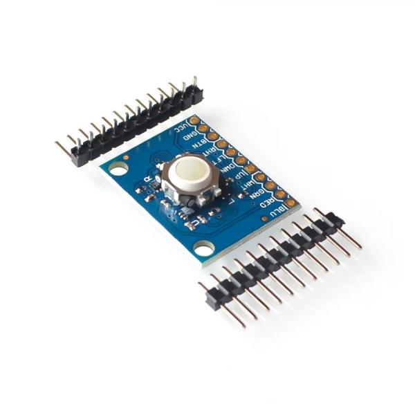 디바이스마트,MCU보드/전자키트 > 버튼/스위치/제어/RTC > 버튼/스위치/조이스틱,SMG,ICSH044A 트랙볼 브레이크 아웃 보드 [SZH-MIN034],BlackBerry Trackballer Breakout / 2.5V-5.25 V / 360° / 사이즈 22*28m / 트랙볼의 상하좌우 움직임을 측정하는 데 사용됩니다.