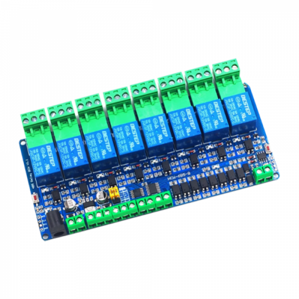 디바이스마트,MCU보드/전자키트 > 전원/신호/저장/응용 > 릴레이,(주)제이케이이엠씨,RS485 MODBUS RTU 시리얼 릴레이 8채널 JK-MRTU-8,MODBUS-RTU 타입 / 8채널 릴레이 모듈 / RS485 시리얼통신