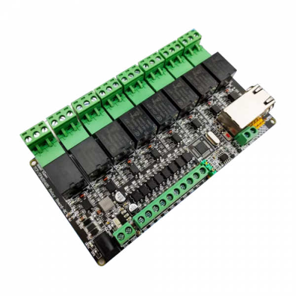 디바이스마트,MCU보드/전자키트 > 전원/신호/저장/응용 > 릴레이,(주)제이케이이엠씨,MODBUS TCP RTU 이더넷 네트워크 릴레이 8채널 JK-MTCP-8,MODBUS-TCP 타입 / 8채널 릴레이 모듈 / TCP/IP 네트워크