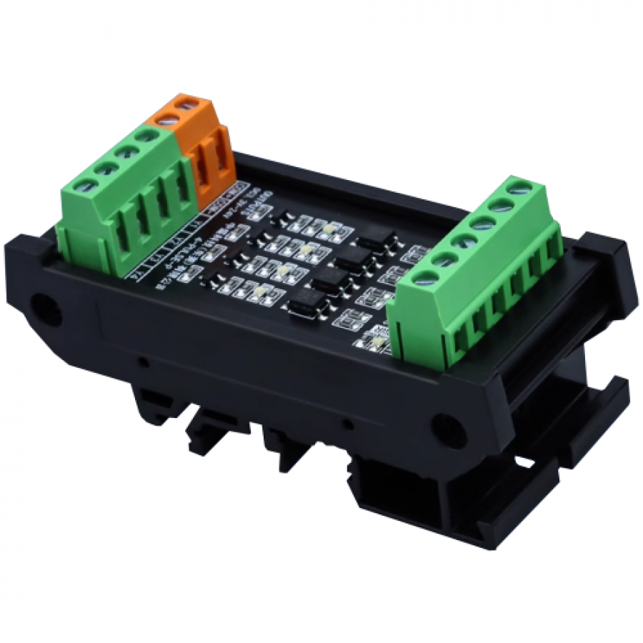 DC 아이솔레이션 신호변환 모듈 입력 3.3V 출력 3.3-24V PNP 4채널