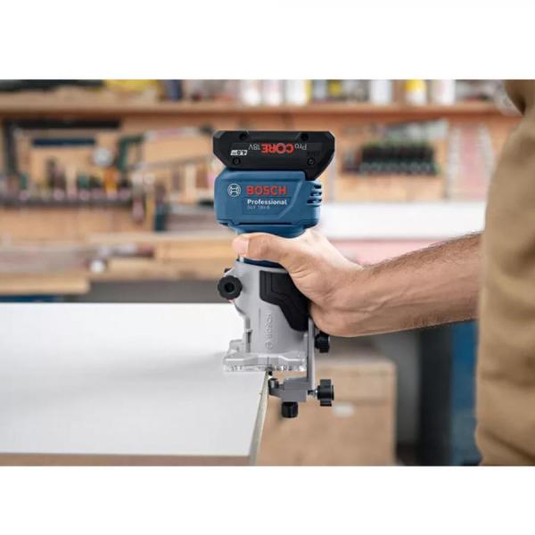 디바이스마트,수공구/전자공구/전동공구 > 전동/엔진공구 > 목공전동공구 > 루터,보쉬 BOSCH,보쉬 브러쉬리스 루터 GLF 18V-8 베어툴,전압 18V / 무부하속도 30,00RPM / 중량 1.1Kg 본체만