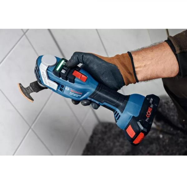 디바이스마트,수공구/전자공구/전동공구 > 전동/엔진공구 > 충전공구 > 충전원형톱/커터,보쉬 BOSCH,보쉬 충전 멀티커터 GOP 18V-40 베어툴,전압 18V / 무부하회전 20,000OPM / 좌측,우측 진동움직임각도 2도 / 중량 1.24Kg 본체만