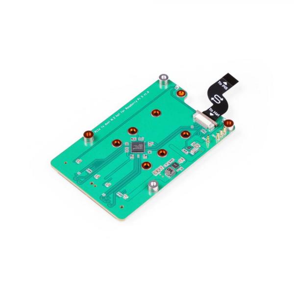 디바이스마트,오픈소스/코딩교육 > 라즈베리파이 > 라즈베리파이 확장보드/HAT,Seeedstudio,라즈베리파이5 전용 PCIe2.0 to dual M.2 HAT (NVMe SSD 및 Hailo8/8L 호환) [103110064],라즈베리파이 5 전용 / PCle 2.0 듀얼 채널 / 후면 장착형 / PCle 스위치 칩 : ASM1182E/ 최대 전력 공급 : 5V/3A