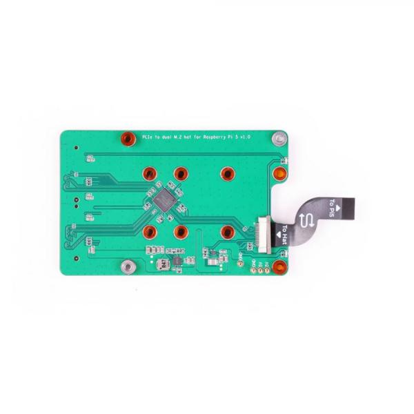디바이스마트,오픈소스/코딩교육 > 라즈베리파이 > 라즈베리파이 확장보드/HAT,Seeedstudio,라즈베리파이5 전용 PCIe2.0 to dual M.2 HAT (NVMe SSD 및 Hailo8/8L 호환) [103110064],라즈베리파이 5 전용 / PCle 2.0 듀얼 채널 / 후면 장착형 / PCle 스위치 칩 : ASM1182E/ 최대 전력 공급 : 5V/3A