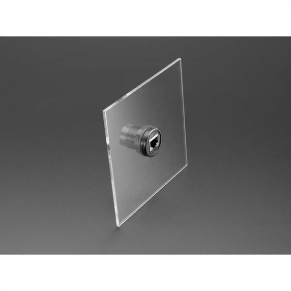 디바이스마트,커넥터/PCB > 플러그/잭 > 매입형 소켓 > 키스톤잭/패널마운트,Adafruit,RJ-50 (10P10C) Round Panel Mount Adapter Plug [ada-6117],RJ-50 패널 장착 플러그 / 직경 : 약 30mm / RJ-45와 호환되지 않습니다