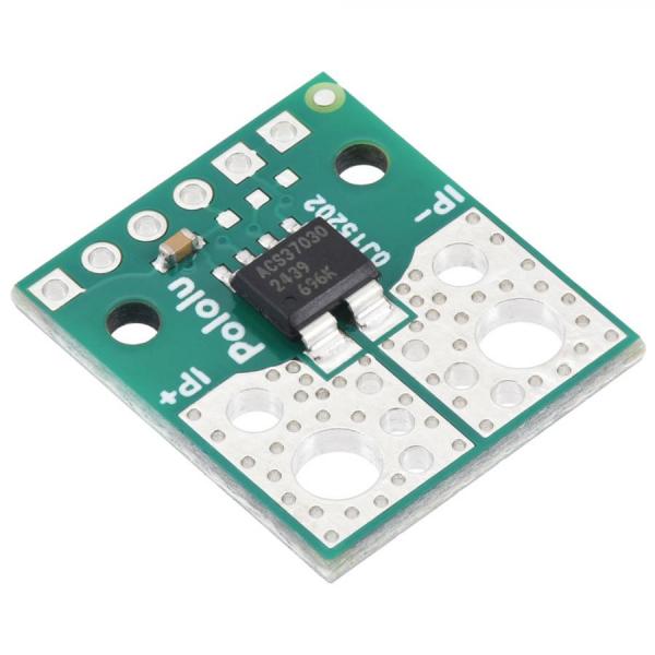 디바이스마트,MCU보드/전자키트 > 센서모듈 > 전압/전류센서,Pololu,ACS37030LLZATR-020B3 Current Sensor Compact Carrier -20A to +20A, 3.3V #5230,범위 : ±20A(양방향) / 공급 전압 : 3V~3.6V / 감광도 : 66mV/A / 영점 : 1.65V / 크기 : 0.7 x 0.8인치 / PCB 레이어 : 2 / 작동온도 : -40°C ~ 150°C