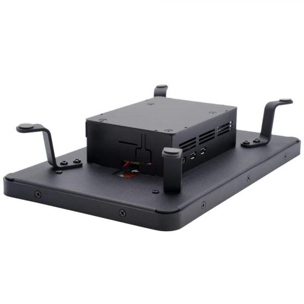 디바이스마트,오픈소스/코딩교육 > 라즈베리파이 > 라즈베리파이 케이스,KKSB,라즈베리파이5 터치스크린2용 데스크탑 메탈 케이스,라즈베리파이5 터치스크린2용 데스크탑 메탈 케이스 / 튼튼한 4개의 받침대가 있어 책상, 카운터에 안전하게 놓을 수 있어 POS 시스템, 리셉셥 디스플레이 또는 스마트 홈 대시보드에 적합합니니다. / 샌드블라스트처리 / 블랙