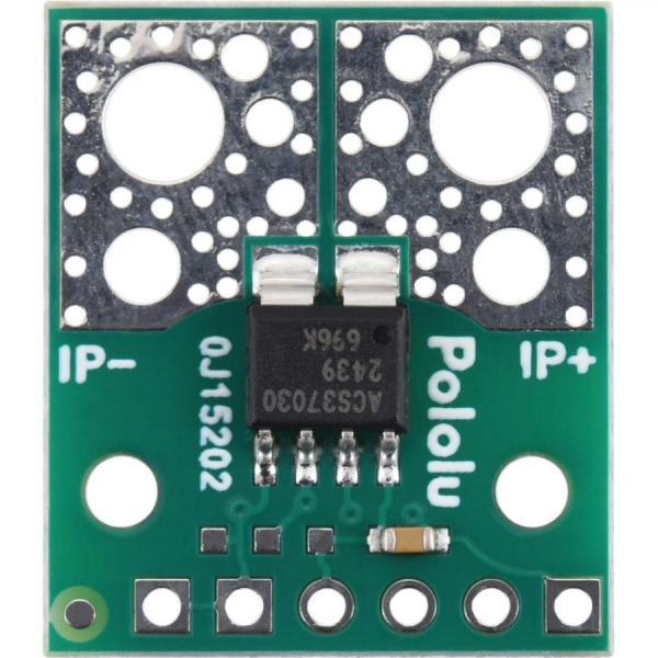 디바이스마트,MCU보드/전자키트 > 센서모듈 > 전압/전류센서,Pololu,ACS37030LLZATR-020B3 Current Sensor Compact Carrier -20A to +20A, 3.3V #5230,범위 : ±20A(양방향) / 공급 전압 : 3V~3.6V / 감광도 : 66mV/A / 영점 : 1.65V / 크기 : 0.7 x 0.8인치 / PCB 레이어 : 2 / 작동온도 : -40°C ~ 150°C