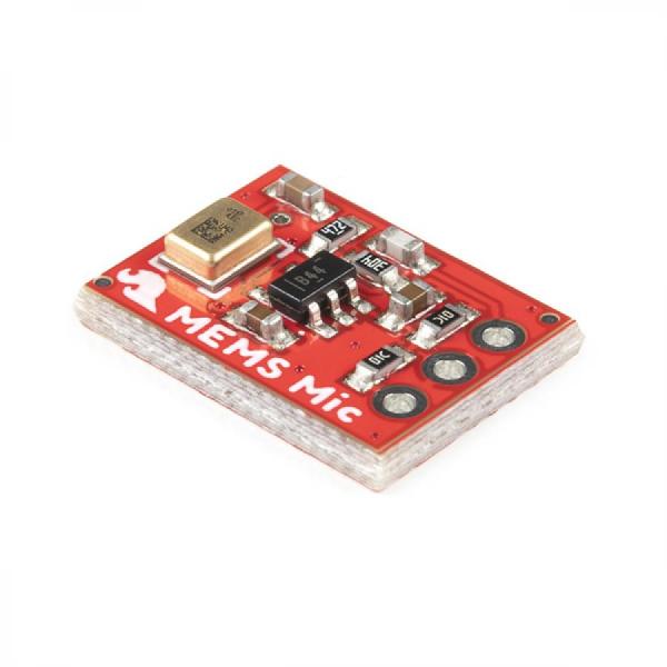 디바이스마트,MCU보드/전자키트 > 음악/앰프/녹음 > 앰프/증폭,SparkFun,SparkFun Analog MEMS Microphone Breakout - SPH8878LR5H-1 [BOB-19389],OpAmp 탑재 / 신호 증폭 / 1/2 VCC의 바이어스 전압 추가 / 전방향성 / 공급 전압: 2.3 - 3.6V / 평균 전류 소모량: 265µA / 주파수 범위: 7Hz-36kHz