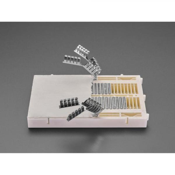 디바이스마트,커넥터/PCB > PCB기판/관련상품 > 수리용품,Adafruit,Replacement Breadboard Strips - 10 Strips of 10 Rows [ada-6107],브레드보드 수리 / 단단한 강철 / 스트립 10개 세트 / 각 스트립에는 10개의 세그먼트가 있으며 각 세그먼트에는 접점 5개가 있습니다