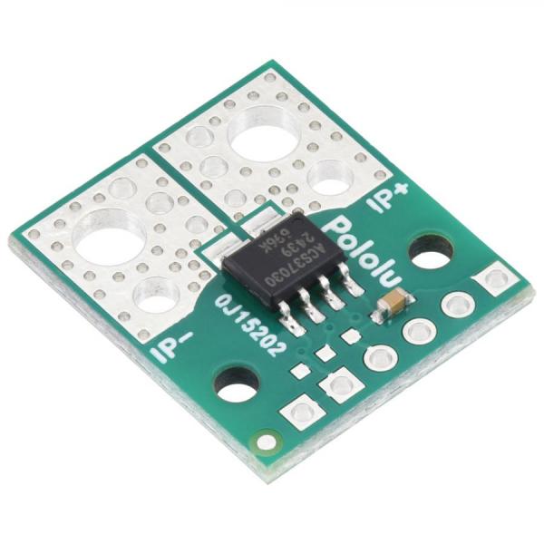 디바이스마트,MCU보드/전자키트 > 센서모듈 > 전압/전류센서,Pololu,ACS37030LLZATR-020B3 Current Sensor Compact Carrier -20A to +20A, 3.3V #5230,범위 : ±20A(양방향) / 공급 전압 : 3V~3.6V / 감광도 : 66mV/A / 영점 : 1.65V / 크기 : 0.7 x 0.8인치 / PCB 레이어 : 2 / 작동온도 : -40°C ~ 150°C