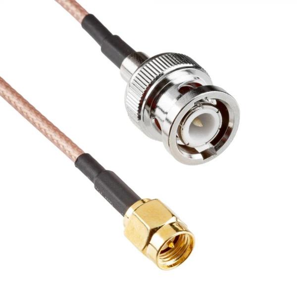 디바이스마트,케이블/전선 > PC/네트워크/통신 케이블 > 동축 RF 케이블,SparkFun,SMA to BNC Male Cable RG316 - 1m [CAB-27480],RG316은 고온 환경에서 고성능과 안정성이 필요한 애플리케이션에 적합합니다 / 길이 : 1m
