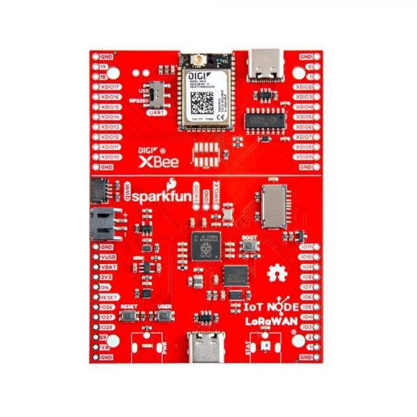 디바이스마트,MCU보드/전자키트 > 통신/네트워크 > RF/LoRa,SparkFun,SparkFun IoT Node for LoRaWAN® [WRL-26060],빠른 시간 안에 LoRaWAN® IOT 센서 생성 가능 / RP2350 / 16MB QSPI 플래시 메모리 / 8MB PSRAM 메모리 / 전체 소프트웨어 사용자 정의 및 개발 지원