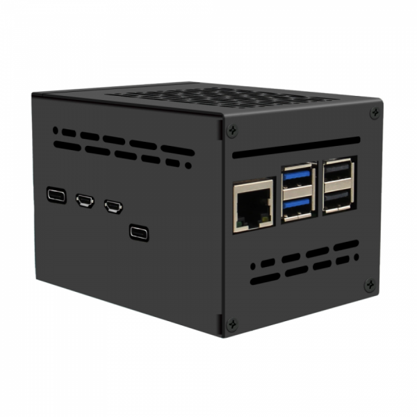 디바이스마트,오픈소스/코딩교육 > 라즈베리파이 > 라즈베리파이 케이스,SMG,라즈베리파이5 X1200 UPS 실드용 금속 케이스,라즈베리파이5, X1200 ups 호환 케이스, 케이스 크기: 90.8 x 69 x 62.8mm