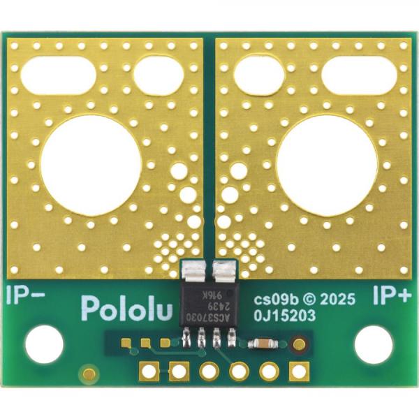 디바이스마트,MCU보드/전자키트 > 센서모듈 > 전압/전류센서,Pololu,ACS37030LLZATR-065B3 Current Sensor Large Carrier -65A to +65A, 3.3V #5235,범위 : ±65A(양방향) / 공급 전압 : 3V~3.6V / 감광도 : 20.3mV/A / 영점 : 1.65V / 크기 : 01.4 x 01.2인치 / PCB 레이어 : 6 / 작동온도 : -40°C ~ 150°C