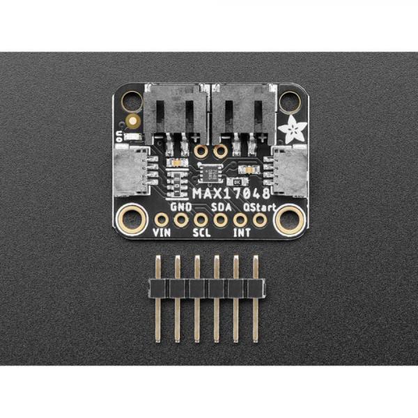 디바이스마트,MCU보드/전자키트 > 전원/신호/저장/응용 > 충전/배터리/전원,Adafruit,Adafruit MAX17048 LiPoly / LiIon Fuel Gauge and Battery Monitor - STEMMA JST PH & QT / Qwiic [ada-5580],I2C 칩 / 아두이노 우노 및 라즈베리파이 호환 / 3.3V 또는 5.0V 전원으로 작동