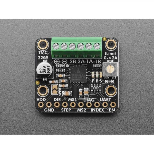 디바이스마트,기계/제어/로봇/모터 > 모터드라이버 > 스텝모터 드라이버,Adafruit,Adafruit TMC2209 Stepper Motor Driver Breakout Board [ada-6121],CNC 기계, 3D 프린터 등에 사용 / 무소음 Stealth Chopper DMOS 마이크로 스테핑 드라이버 / 모터 전압 5V ~ 29VDC