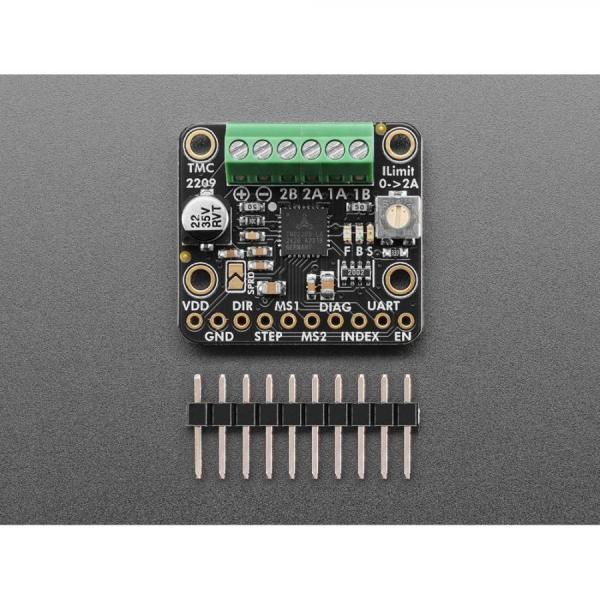디바이스마트,기계/제어/로봇/모터 > 모터드라이버 > 스텝모터 드라이버,Adafruit,Adafruit TMC2209 Stepper Motor Driver Breakout Board [ada-6121],CNC 기계, 3D 프린터 등에 사용 / 무소음 Stealth Chopper DMOS 마이크로 스테핑 드라이버 / 모터 전압 5V ~ 29VDC