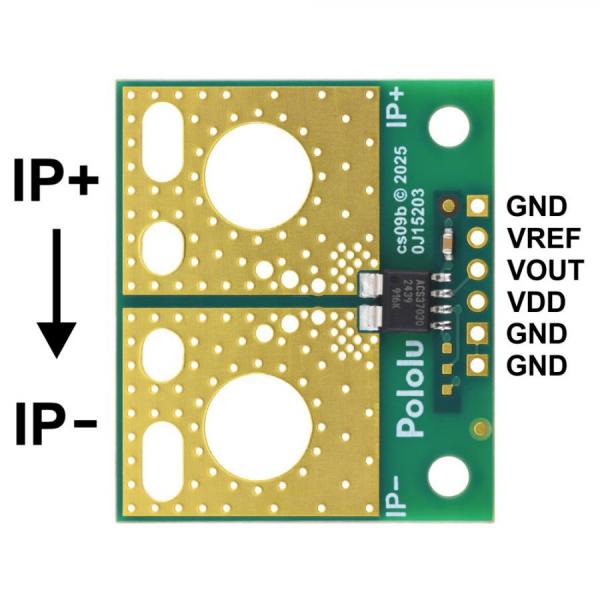 디바이스마트,MCU보드/전자키트 > 센서모듈 > 전압/전류센서,Pololu,ACS37030LLZATR-065B3 Current Sensor Large Carrier -65A to +65A, 3.3V #5235,범위 : ±65A(양방향) / 공급 전압 : 3V~3.6V / 감광도 : 20.3mV/A / 영점 : 1.65V / 크기 : 01.4 x 01.2인치 / PCB 레이어 : 6 / 작동온도 : -40°C ~ 150°C