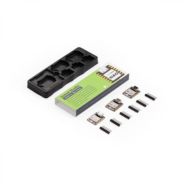 디바이스마트,오픈소스/코딩교육 > 파이썬/IoT 개발 보드 > Seeedstudio XIAO > XIAO 보드,Seeedstudio,Seeed Studio XIAO RP2040 (3PCS) [102010470],3개 팩 / RP2040 칩 / CPU: 듀얼 코어 ARM Cortex M0+ 프로세서, 최대 133MHz까지 실행 / 저장: 264KB의 SRAM과 2MB의 온보드 플래시 메모리