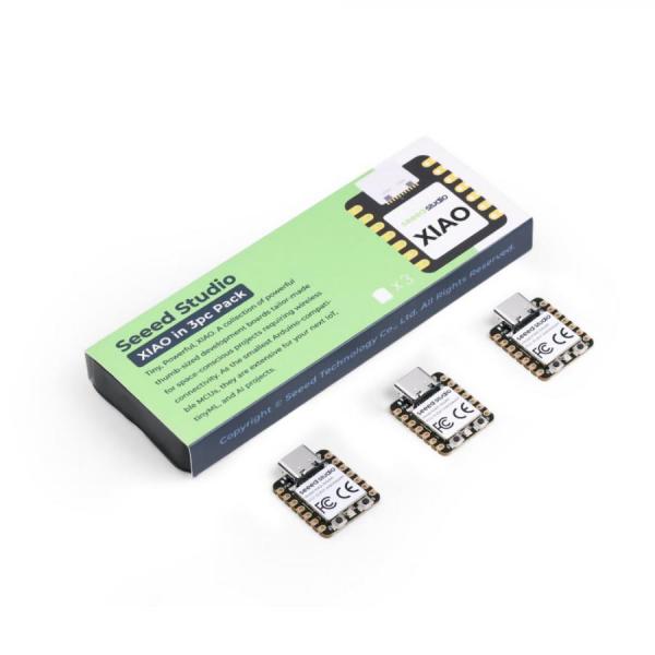 디바이스마트,오픈소스/코딩교육 > 파이썬/IoT 개발 보드 > Seeedstudio XIAO > XIAO 보드,Seeedstudio,Seeed Studio XIAO RA4M1 (3PCS) [102010650],3개 팩 / Renesas RA4M1로 구동 / 256KB 플래시 메모리 / 32KB SRAM으로 최대 48MHz에서 작동하는 32비트 ARM® Cortex®-M4 R7FA4M1AB3CFM MCU