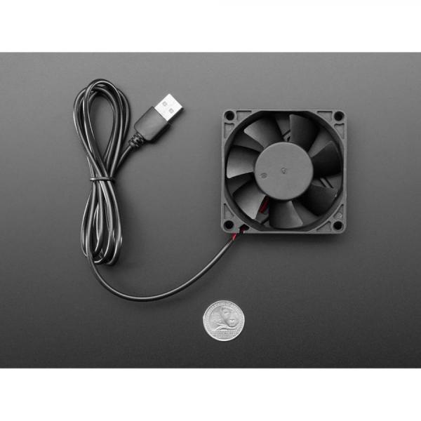 디바이스마트,컴퓨터/모바일/가전 > 컴퓨터 부품 > 쿨러/튜닝용품 > 케이스 쿨러,Adafruit,5V Square USB Fan - 7 cm [ada-6120],7cm / 전압 : 5V / 0.2A /  크기 : 70mm x 70mm x 25mm