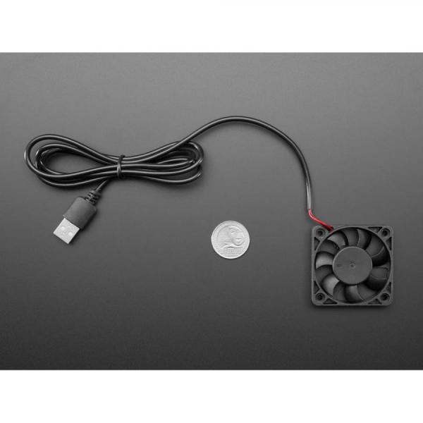 디바이스마트,컴퓨터/모바일/가전 > 컴퓨터 부품 > 쿨러/튜닝용품 > 케이스 쿨러,Adafruit,5V Square USB Fan - 5 cm [ada-6099],5cm / 전압 : 5V / 0.2A /  크기 : 50mm x 50mm x 11mm
