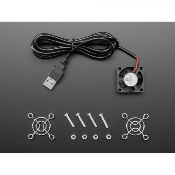 디바이스마트,컴퓨터/모바일/가전 > 컴퓨터 부품 > 쿨러/튜닝용품 > 케이스 쿨러,Adafruit,5V Square USB Fan - 3 cm [ada-6105],3cm / 전압 : 5V / 0.2A /  크기 : 30mm x 30mm x 10mm