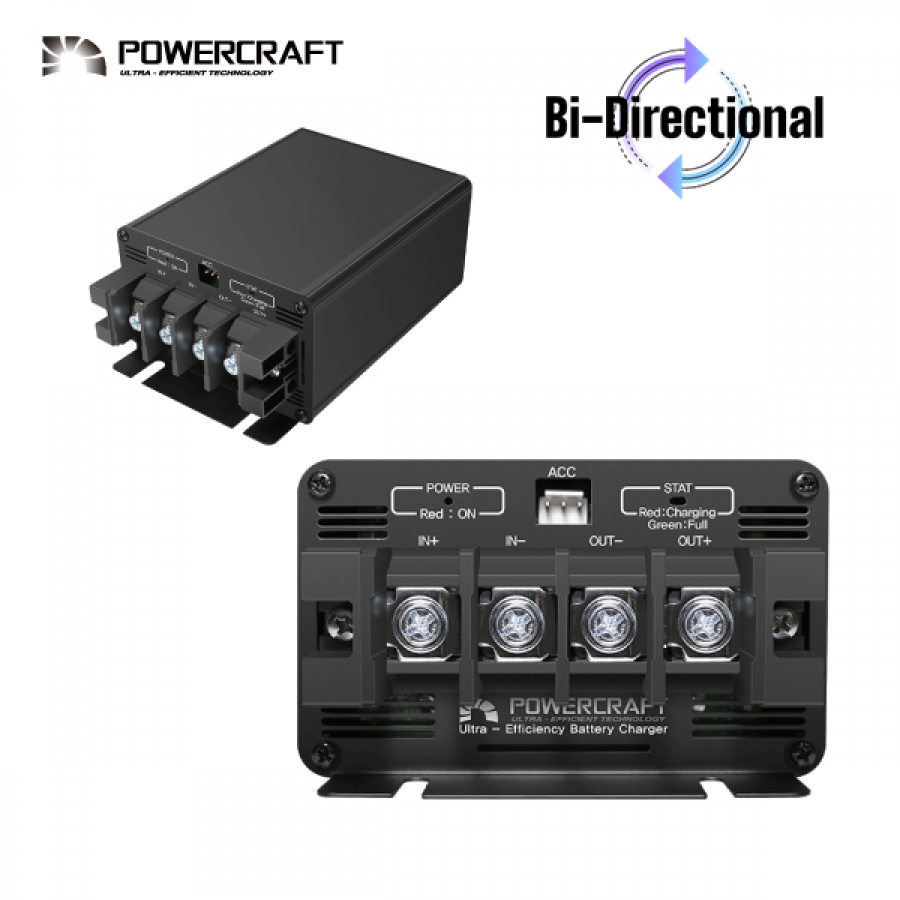 [12V 차량전용 주행충전기] <-> [12.8V 리튬인산철] ACTIVE 양방향 (F146-50-R142-30)