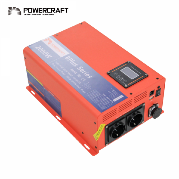 디바이스마트,EV 전기차/캠핑카/그린에너지 > 배터리/충전기/인버터 > 인버터,,[고성능] DC12V - 2000W(AC220V 60Hz) 정현파인버터,DC12V - AC220V 60Hz 2000W 고성능 정현파 인버터