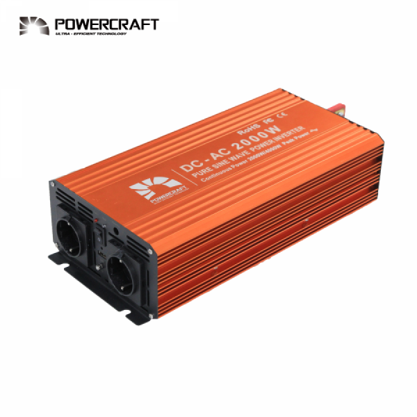 디바이스마트,EV 전기차/캠핑카/그린에너지 > 배터리/충전기/인버터 > 인버터,,DC12V - 2000W(AC220V 60Hz) 정현파인버터,DC12V - AC220V 60Hz 2000W 정현파 인버터