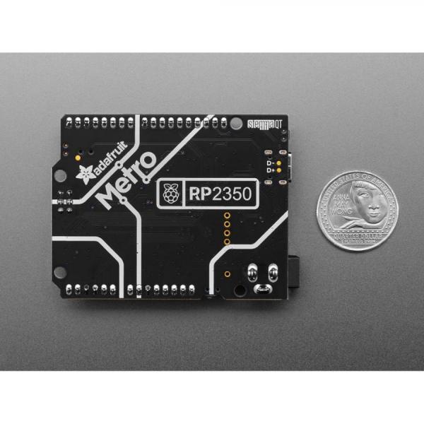 디바이스마트,오픈소스/코딩교육 > 파이썬/IoT 개발 보드 > RP2040/RP2350,Adafruit,Adafruit Metro RP2350 [ada-6003],RP2350 메인 칩 , 150MHz 클럭, 3.3V 로직 / 16MB QSPI 플래시 / GPIO 37개 / TPS563201 4.5~17V DC 입력 및 최대 2A 출력을 갖춘 5V Buck Converter