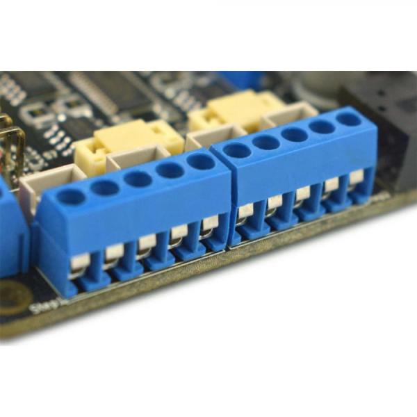 디바이스마트,오픈소스/코딩교육 > 라즈베리파이 > 라즈베리파이 확장보드/HAT,DFROBOT,라즈베리파이 모터 구동 확장 보드(Raspberry Pi 4B / 3B+ / 3B / Zero와 호환) [DRI0054],여러 모터, 스테퍼 모터 및 서보 동시 지원 / DC-DC 전압 안정화 회로 포함 / 8개 서보 동시 구동 / 12비트 해상도, 최대 1.6KHz까지 조정 가능한 PWM 주파수 / 전원공급전압 : 6 ~ 25V